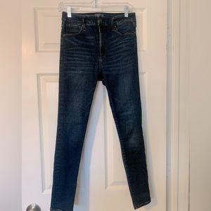 Abercrombie high rise skinny jeans